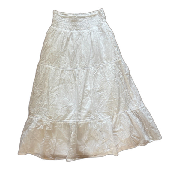 Rails Edina Elegant White Tiered Skirt Size Small - Picture 8 of 9